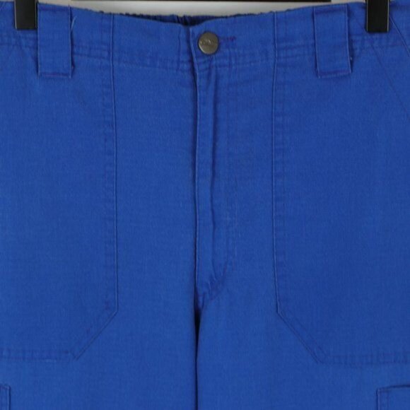 Carhartt Men's Medium Blue Multi-Cargo Ripstop Straight Leg Scrub Pants - Picture 2 of 10